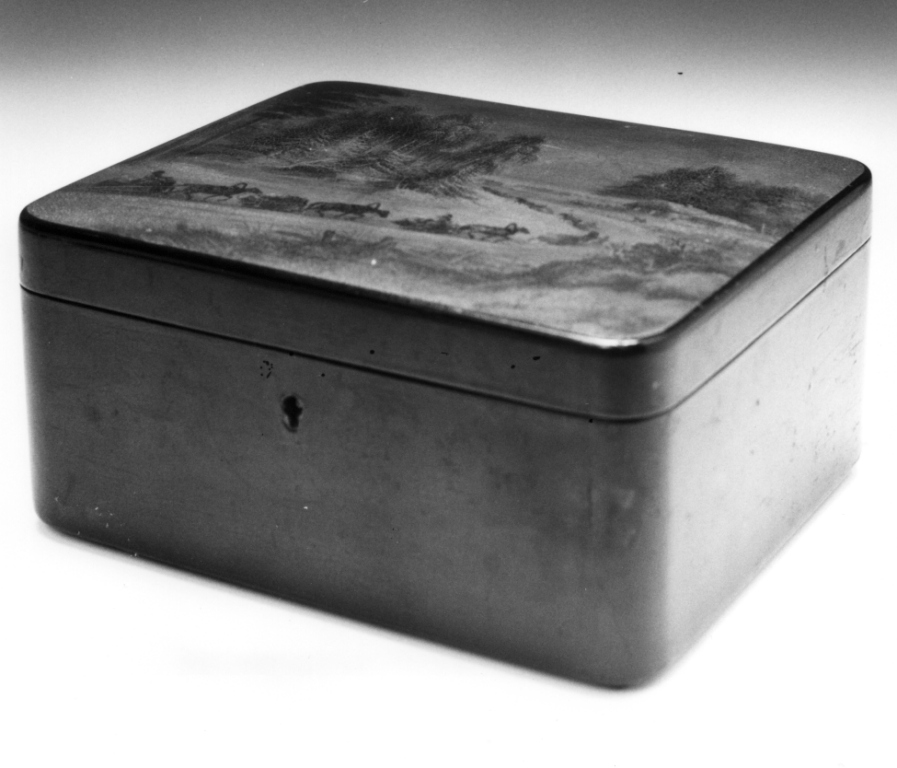 scatola - manifattura russa (ultimo quarto sec. XIX)