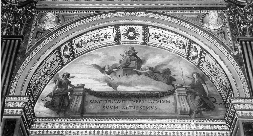 decorazione plastico-pittorica - ambito romano (fine/inizio secc. XV/ XVII)