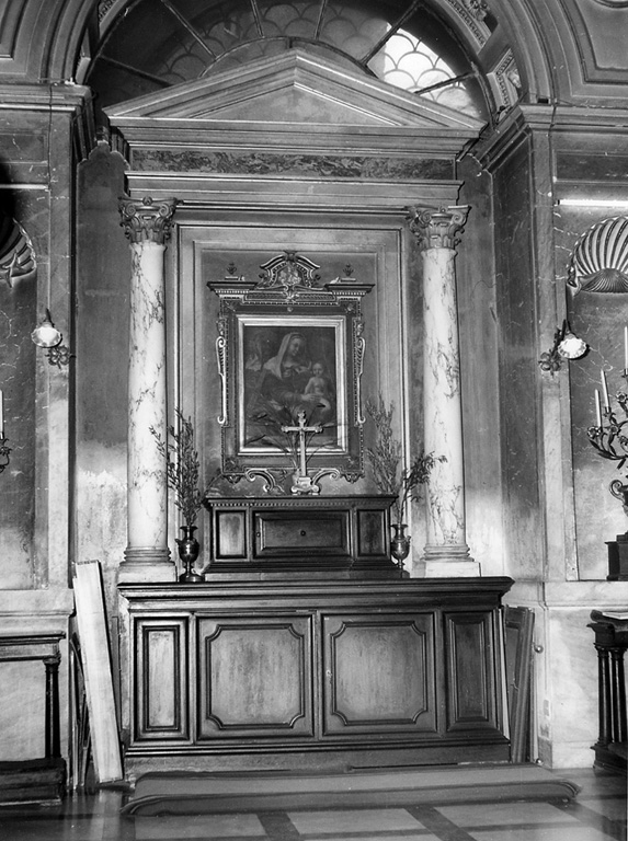 altare di Carimini Luca (attribuito) (seconda metà sec. XIX)