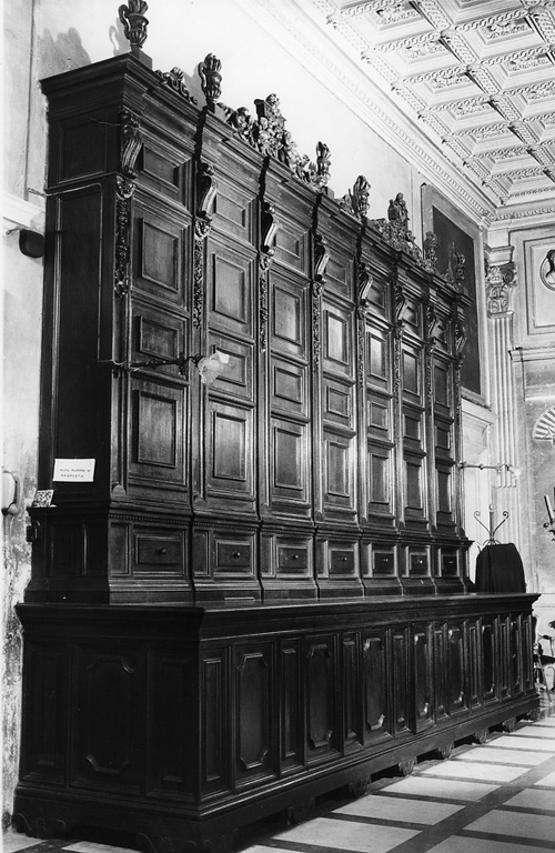 armadio da sacrestia di Carimini Luca (attribuito) (seconda metà sec. XIX)