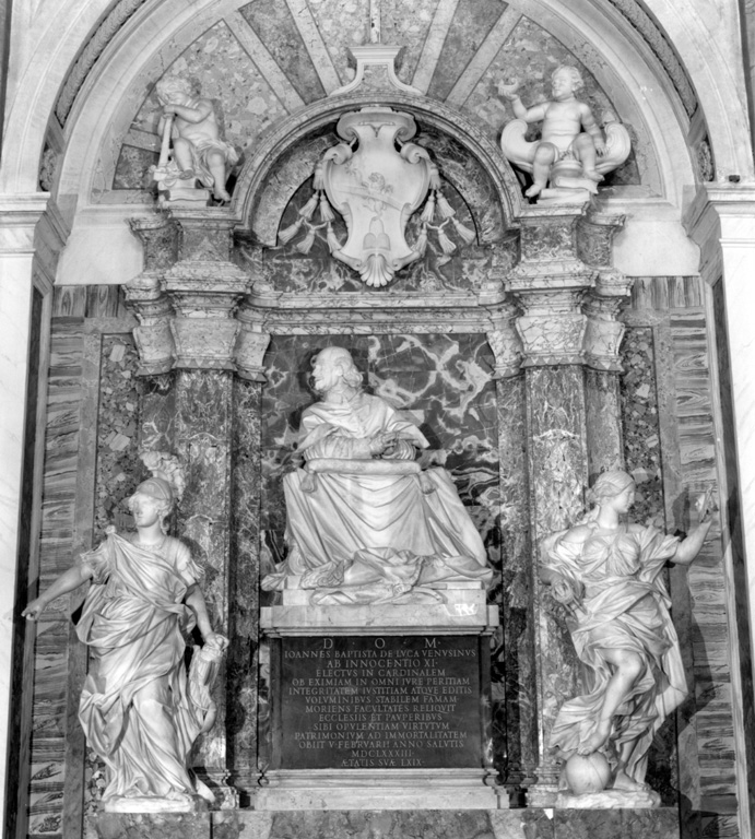 monumento funebre, complesso decorativo di Guidi Domenico (attribuito) (sec. XVII)