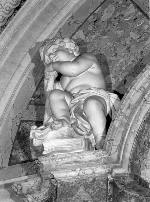 putto (statua, elemento d'insieme) di Guidi Domenico (attribuito) (sec. XVII)