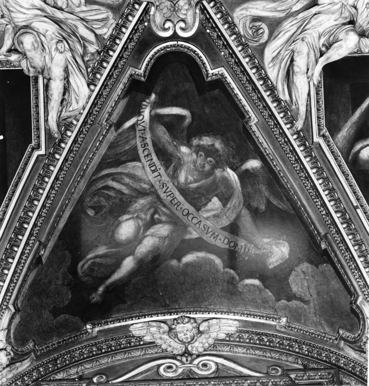 angeli (decorazione pittorica, serie) di Casolani Cristoforo (attribuito) (sec. XVII)
