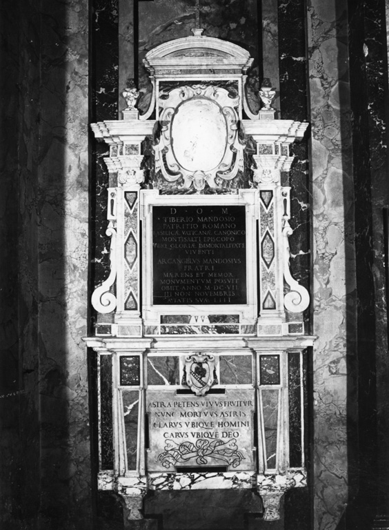 monumento funebre, complesso decorativo - ambito romano (sec. XVII)