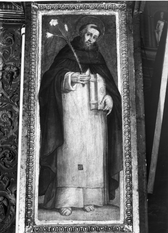 San Domenico (decorazione pittorica, elemento d'insieme) di Alberti Durante detto Durante del Borgo (attribuito) (sec. XVI)