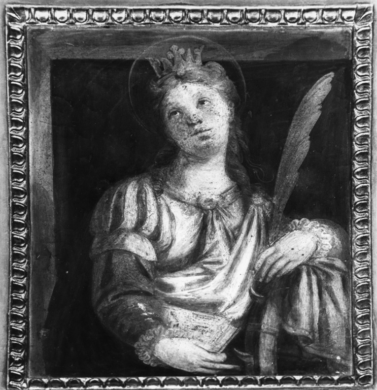 Santa Caterina d'Alessandria (dipinto, elemento d'insieme) di Alberti Durante detto Durante del Borgo (attribuito) (sec. XVI)