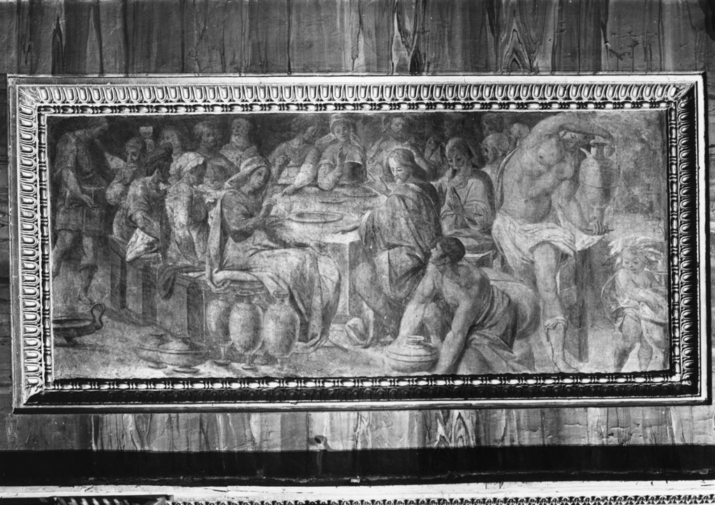 nozze di Cana (dipinto) di Guidotti Paolo detto Cavalier Borghese (attribuito) (sec. XVI)