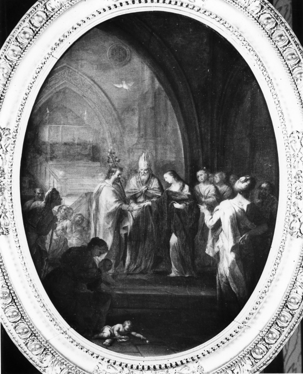Sposalizio di Maria Vergine (dipinto) di Dal Sole Giovan Gioseffo (fine/inizio secc. XVII/ XVIII)