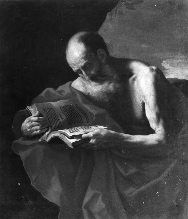 San Girolamo (dipinto) di De Ribera Jusepe detto Spagnoletto (scuola) (metà sec. XVII)