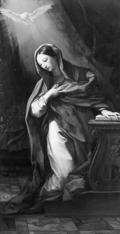 Madonna annunciata (dipinto) di Maratta Carlo (sec. XVII)