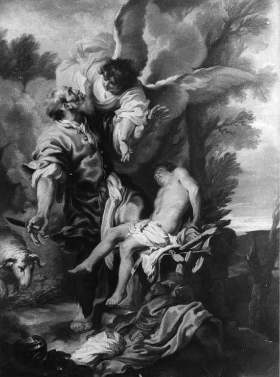 sacrificio di Isacco (dipinto) di Liss Johann (prima metà sec. XVIII)