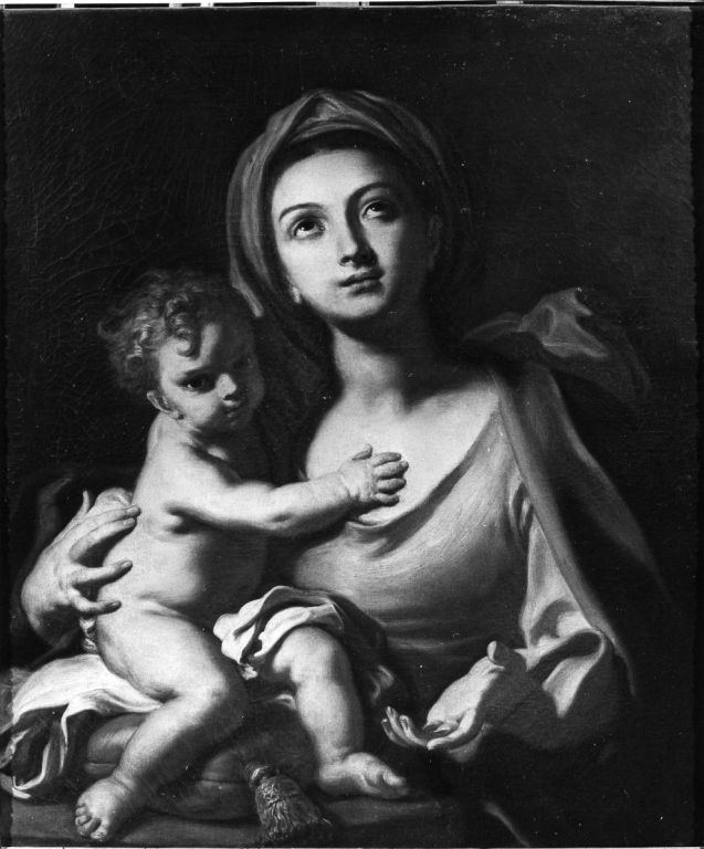 Madonna con Bambino (dipinto) di Solimena Francesco detto Abate Ciccio (sec. XVIII)