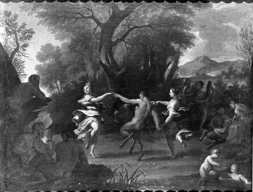 Ninfe e satiri (dipinto) di Trevisani Francesco (primo quarto sec. XVIII)