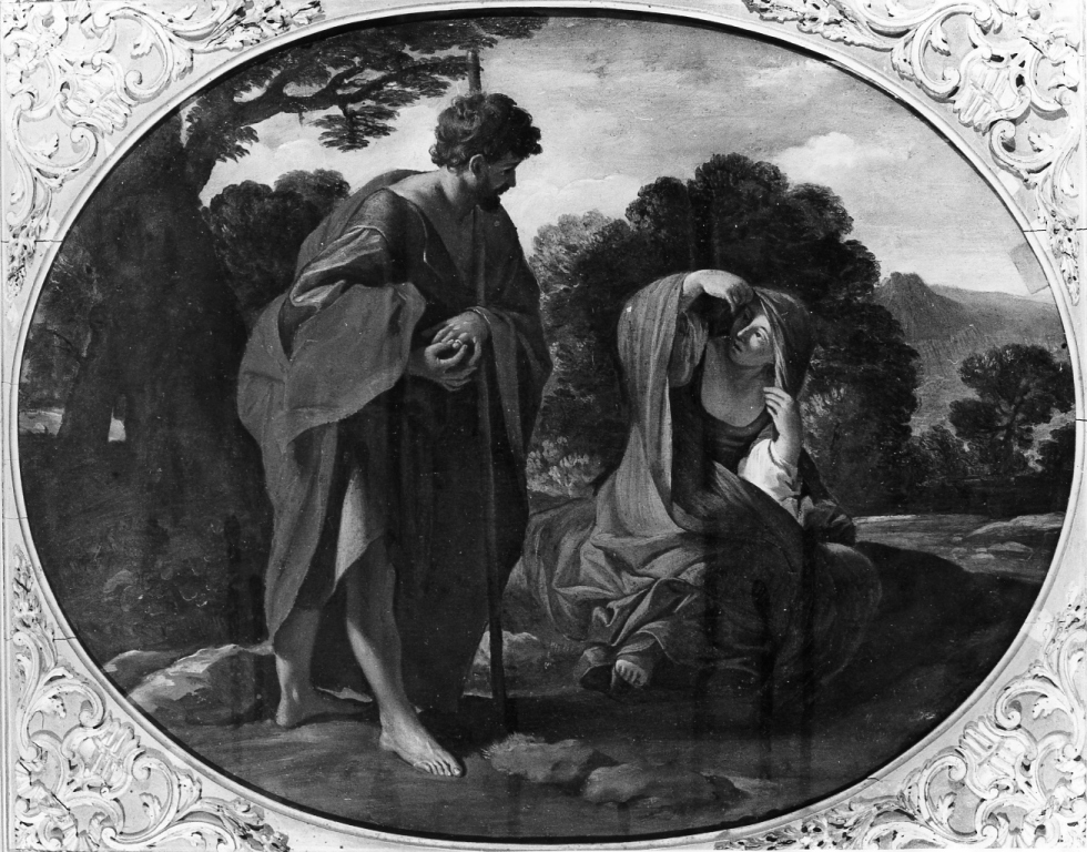 Giuda e Tamar (dipinto) di Lanfranco Giovanni (sec. XVII)