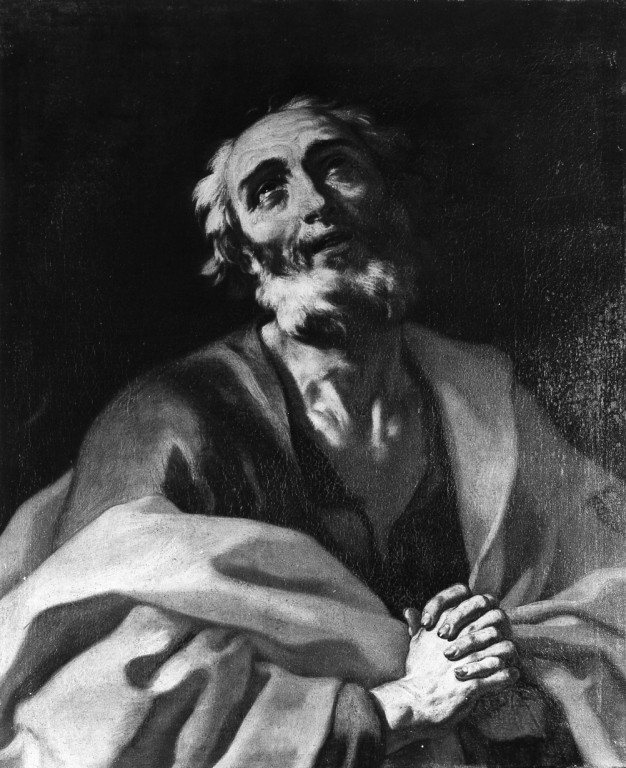 San Pietro penitente (dipinto) di Solimena Francesco detto Abate Ciccio (fine sec. XVII)