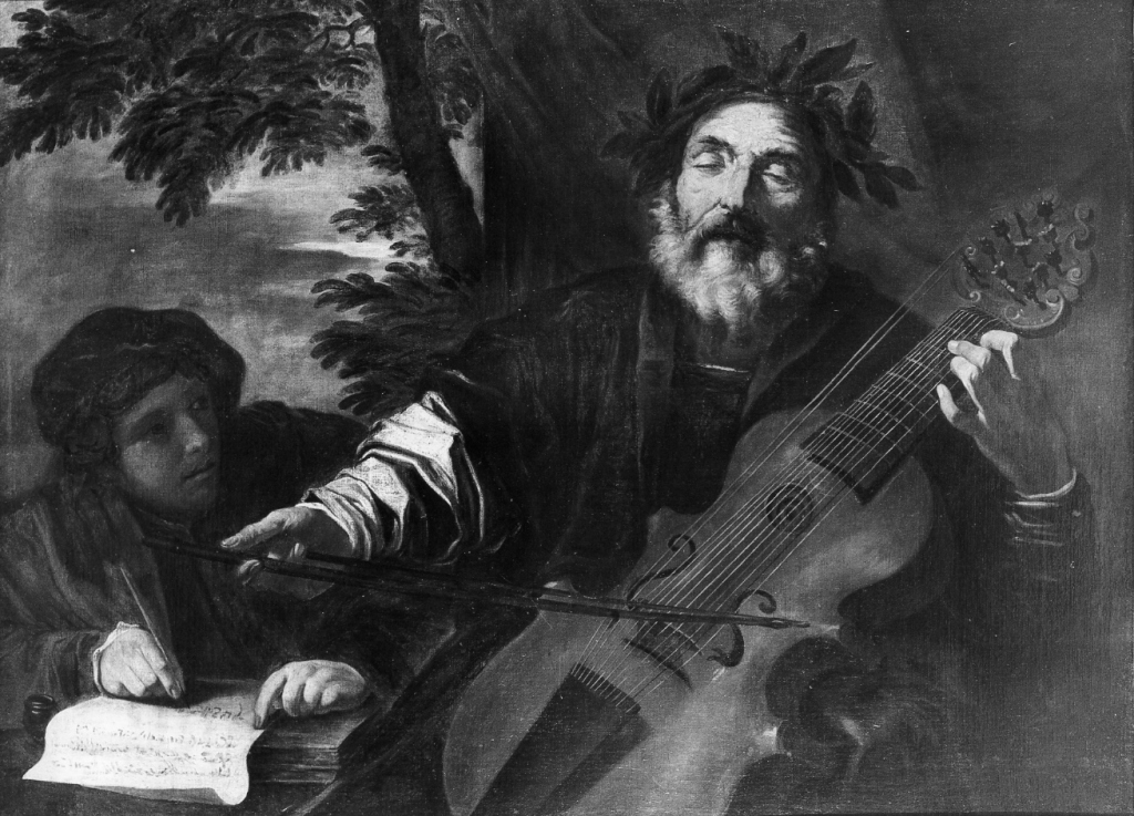 Omero (dipinto) di Mola Pier Francesco (sec. XVII)