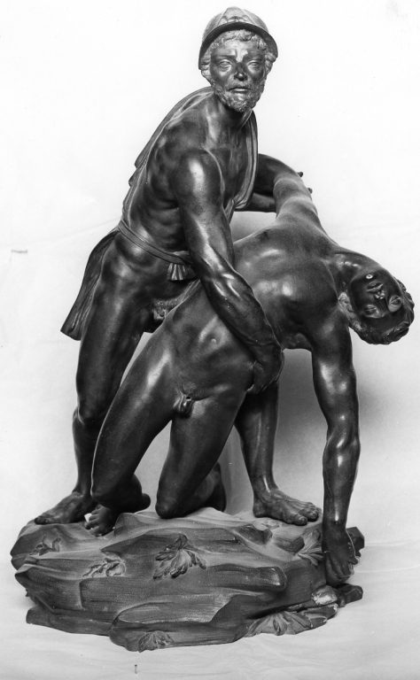 Menelao col corpo di Patroclo (scultura) - ambito tosco-romano (prima metà sec. XVIII)