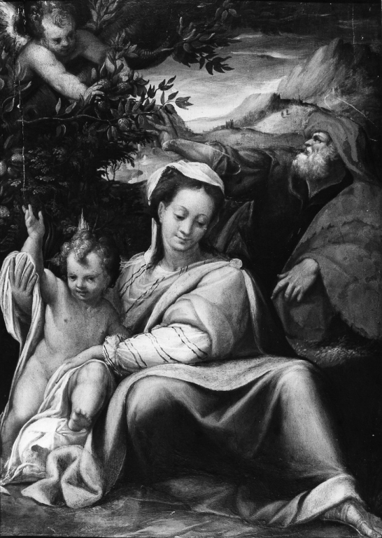 Madonna con Bambino (dipinto) di Salvi Giovan Battista detto Sassoferrato (seconda metà sec. XVI)