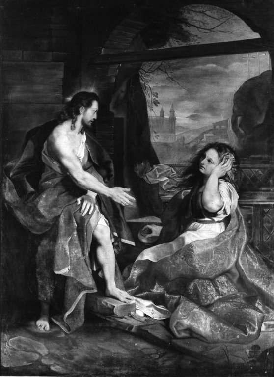 conversione di Maria Maddalena (dipinto) di Fiori Barocci detto Federico Barocci (scuola) (seconda metà sec. XVII)