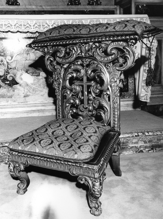 inginocchiatoio - ambito romano (prima metà sec. XIX)