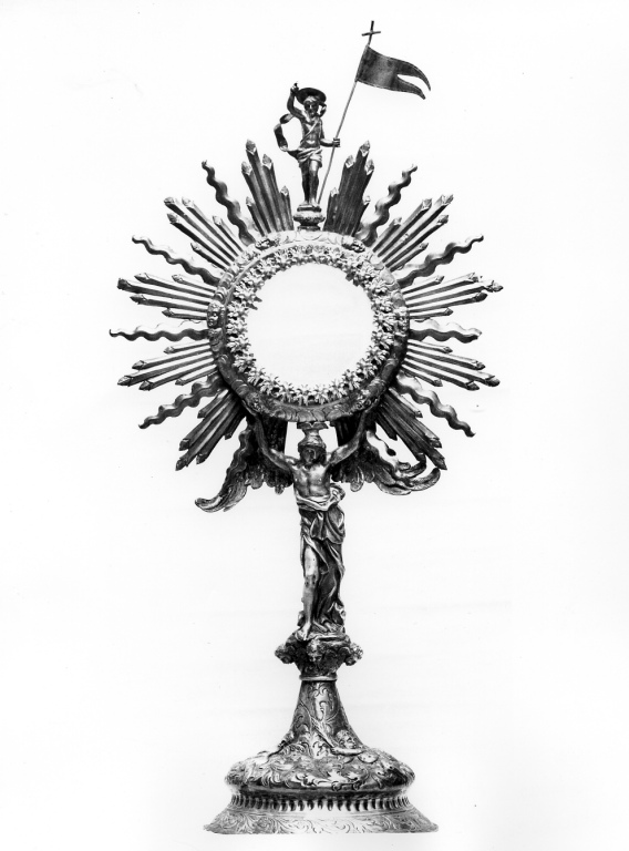 ostensorio - ambito veneto (fine/inizio secc. XVIII/ XIX)