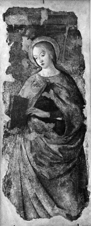 Santa Caterina da Alessandria (dipinto) di Aquili Antonio detto Antoniazzo Romano (cerchia) (seconda metà sec. XV)