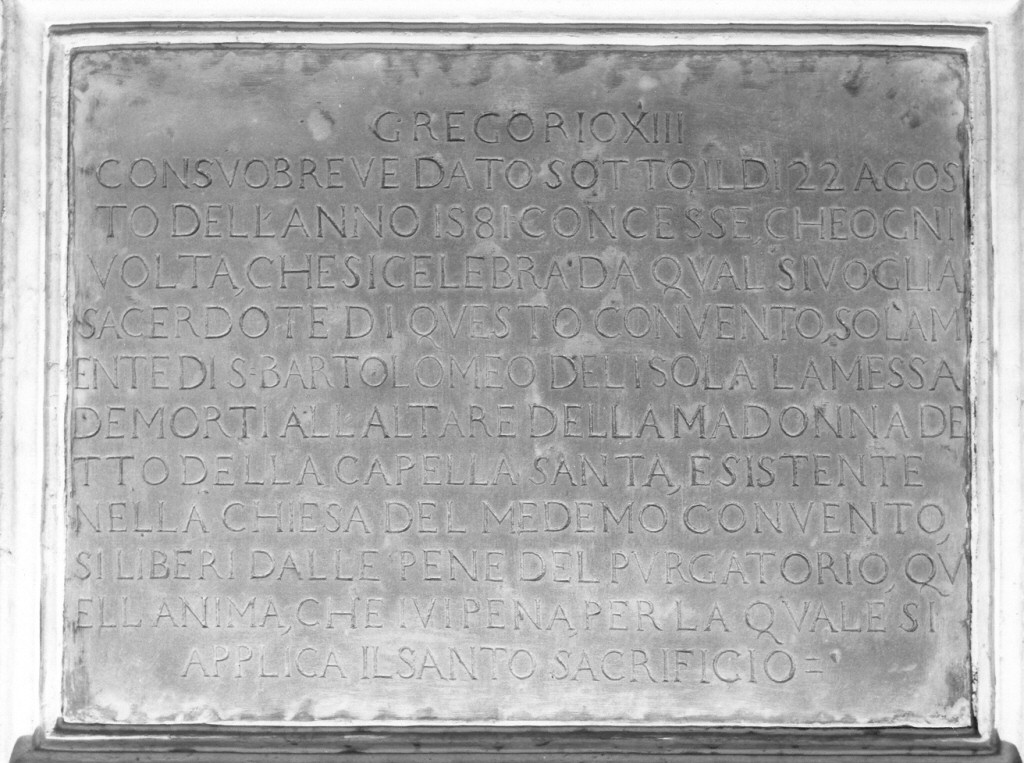 lapide - ambito romano (sec. XVII)