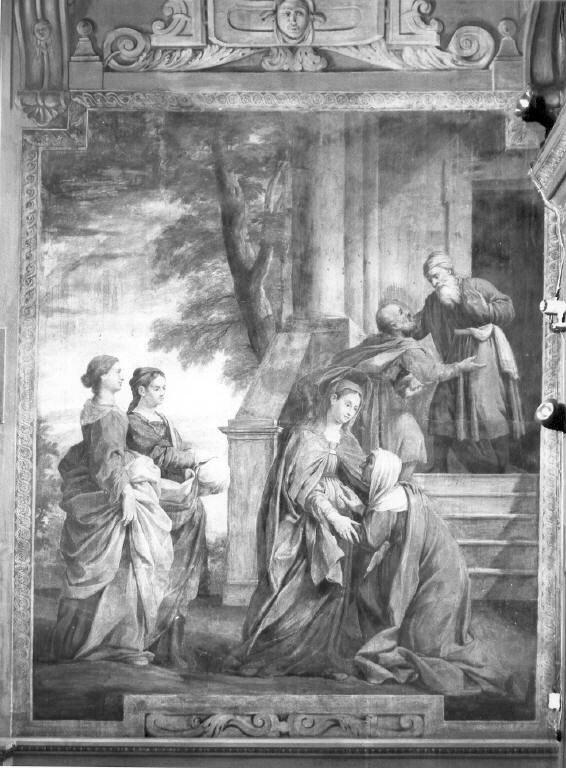 Visitazione (dipinto) di Mercati Giovanbattista (sec. XVII)