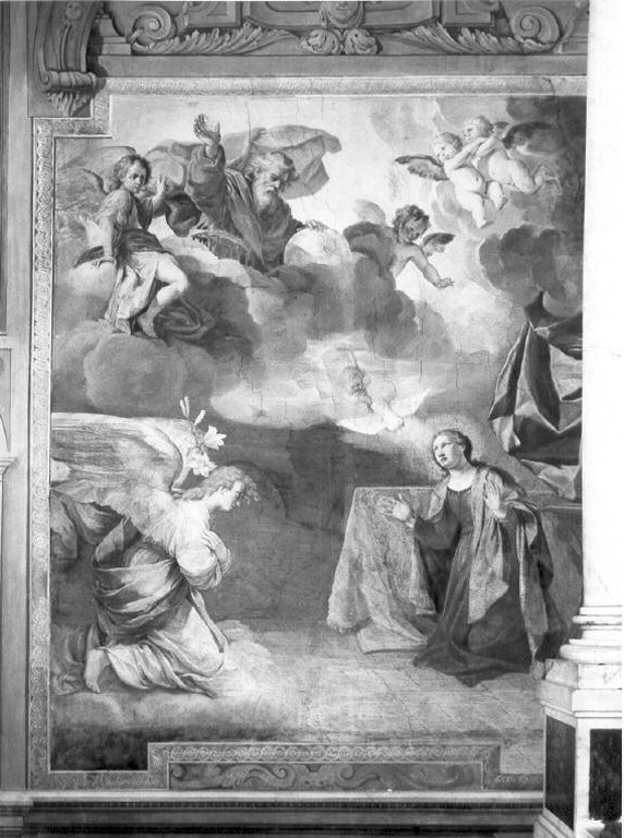 Annunciazione (dipinto) di Mercati Giovanbattista (sec. XVII)
