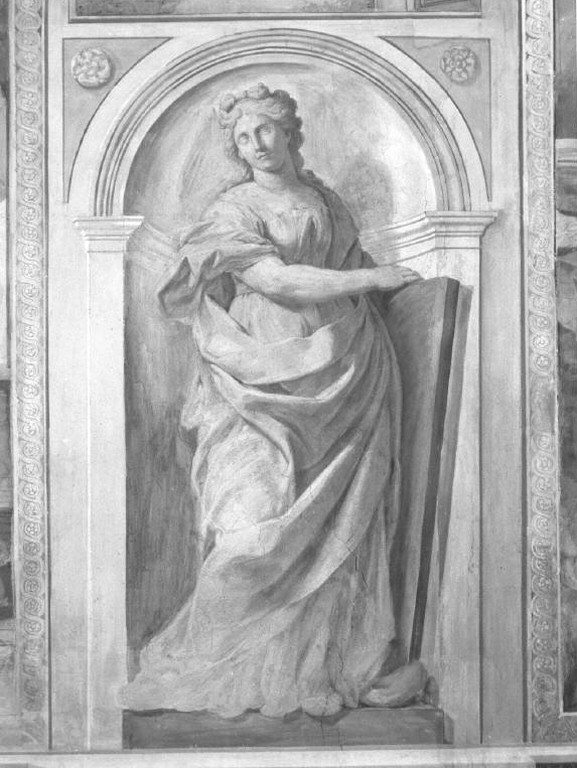Figure allegoriche femminili (dipinto) di Mercati Giovanbattista (sec. XVII)