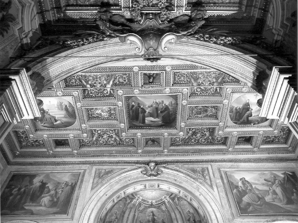 soffitto dipinto - ambito romano (sec. XVII)