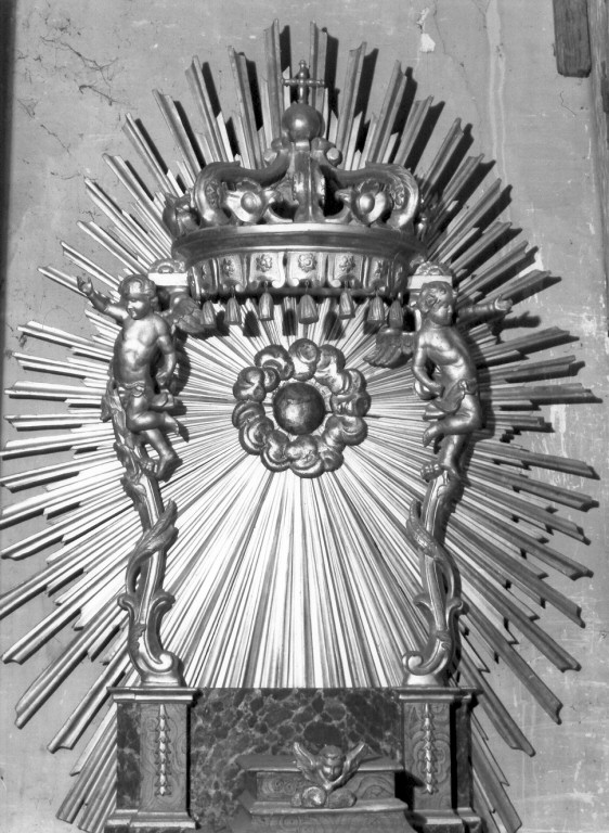 tronetto per esposizione eucaristica - ambito romano (sec. XVIII)