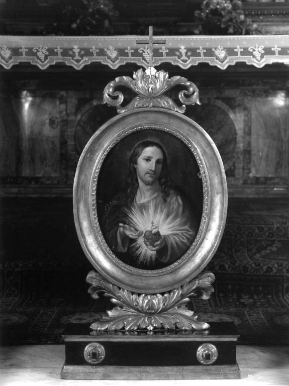 Sacro cuore di Gesù (dipinto) - ambito romano (prima metà sec. XIX)