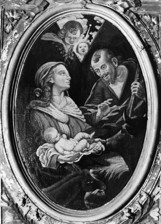 Sacra Famiglia (dipinto) di Rossi Mariano (sec. XVIII)