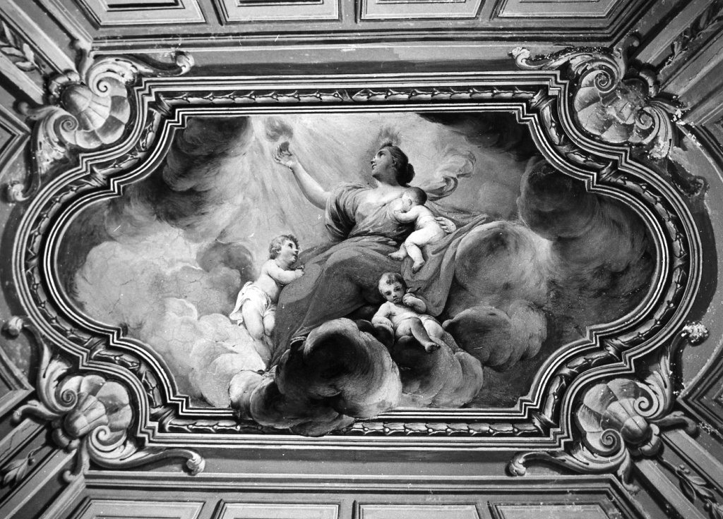 La Carità (dipinto, complesso decorativo) di Rossi Mariano (seconda metà sec. XVIII)