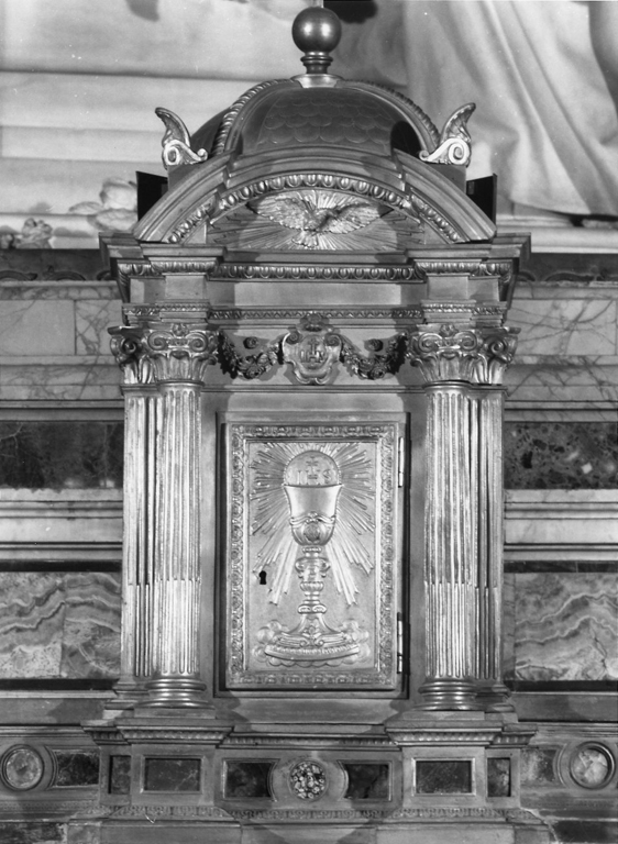 tabernacolo - a tempietto - ambito romano (sec. XIX)