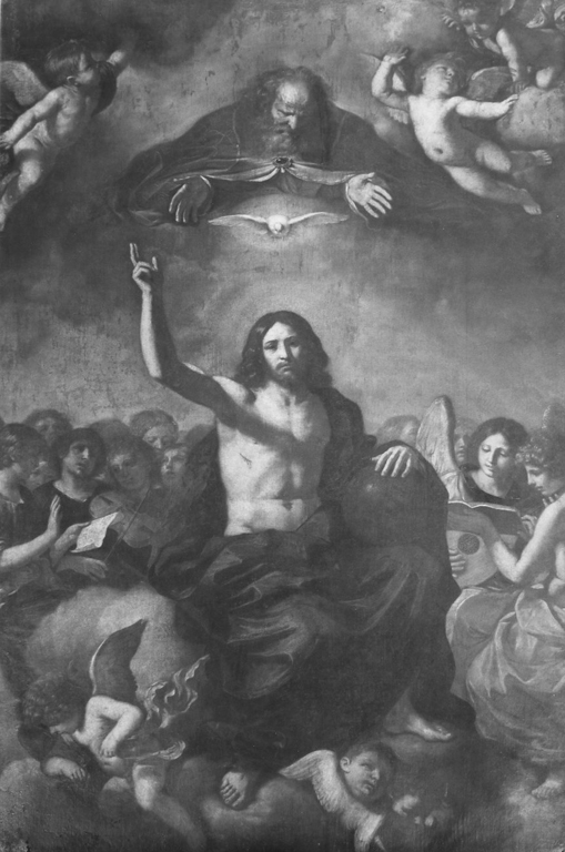 La SS. Trinità (pala d'altare) di Barbieri Giovan Francesco detto Guercino (sec. XVII)