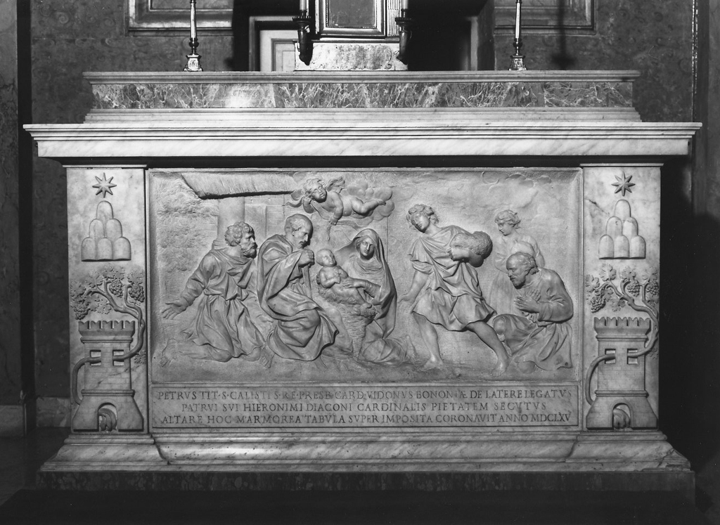 Adorazione dei pastori (paliotto) di Ferrucci Pompeo (sec. XVII)