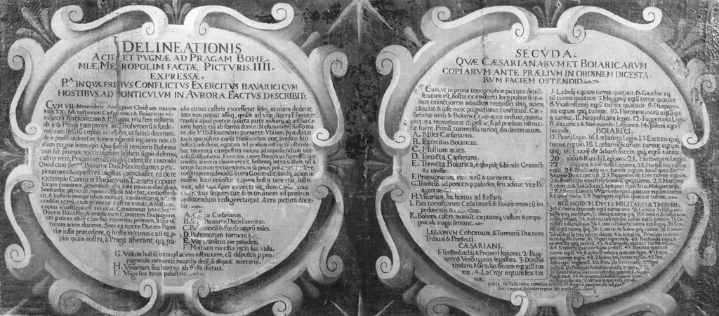 iscrizione dipinta - ambito romano (sec. XVII)