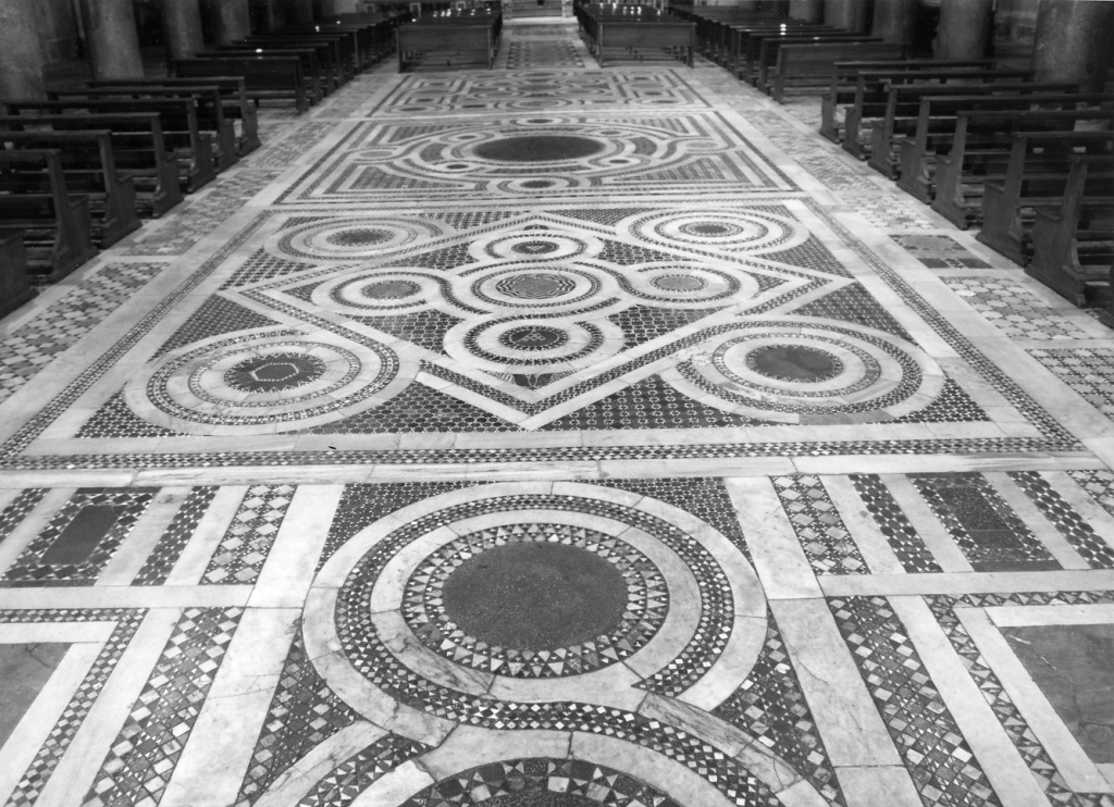 pavimento - marmorari romani (sec. XII, sec. XVII)