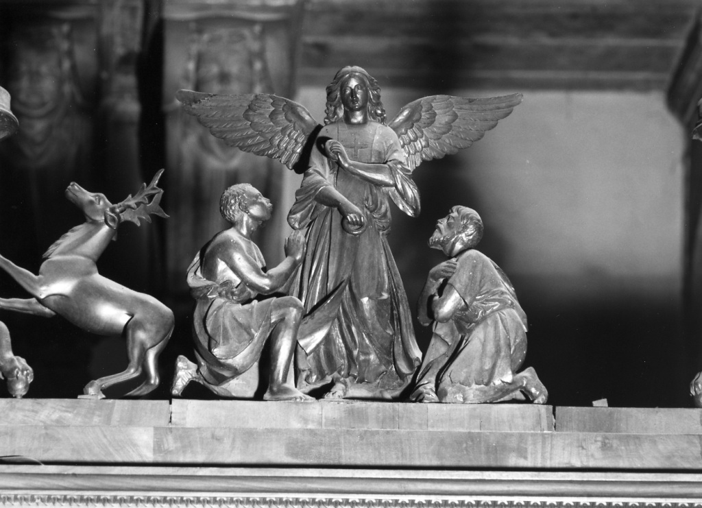 Santa Laura (scultura) di Fontana Francesco, Galli Pietro (sec. XIX)