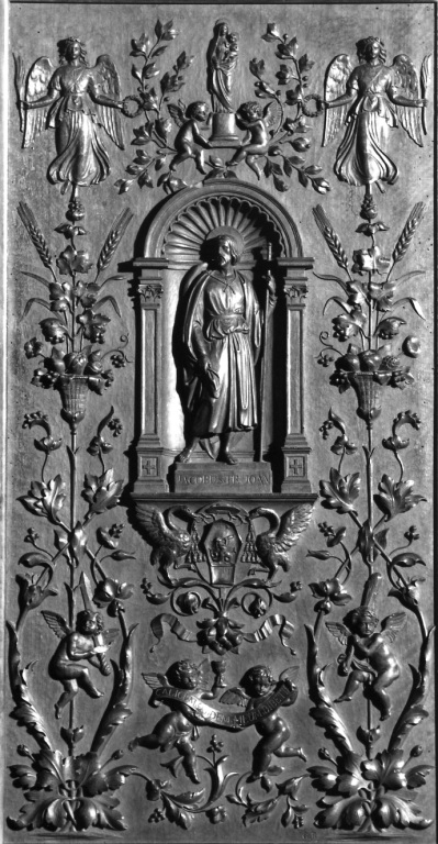 S. Giacomo (?) (rilievo) di Fontana Francesco, Burzagli G (sec. XIX)