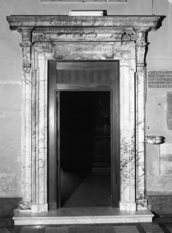 mostra di porta di Soria Giovan Francesco - ambito romano (sec. XVII)