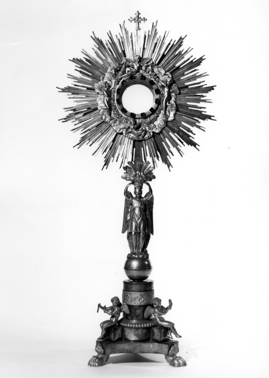 ostensorio - ambito romano (seconda metà sec. XIX)