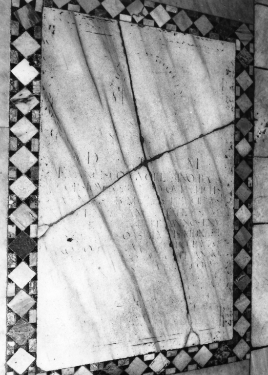 lapide tombale - ambito romano (sec. XVI)