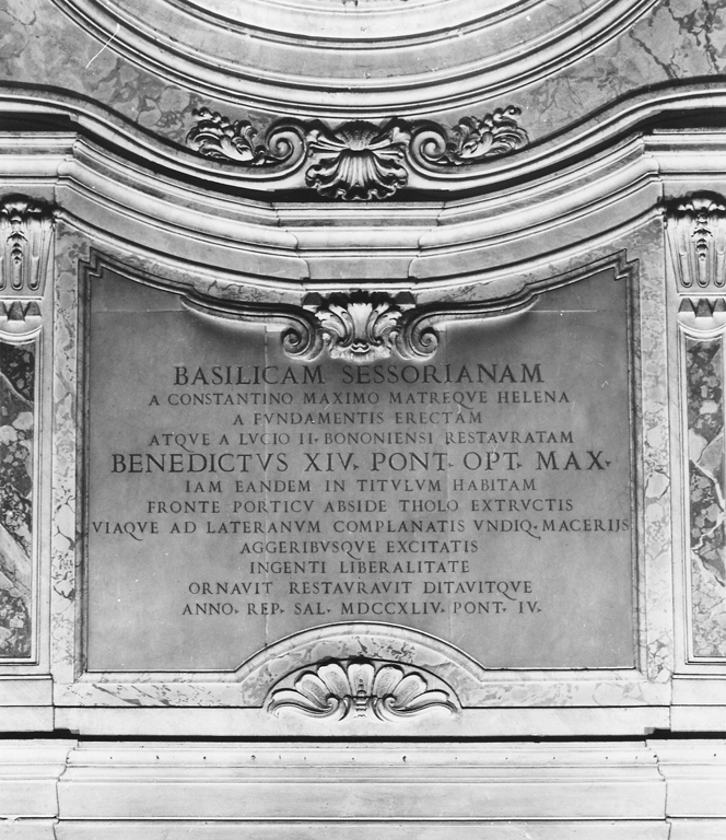 lapide - ambito romano (sec. XVIII)