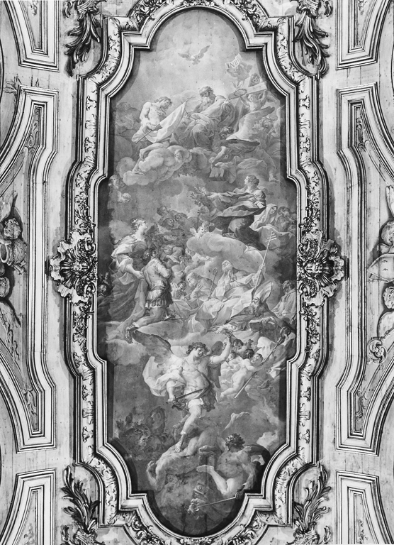 La Madonna presenta Elena e Costantino alla SS.Trinità (dipinto) di Giaquinto Corrado (sec. XVIII)