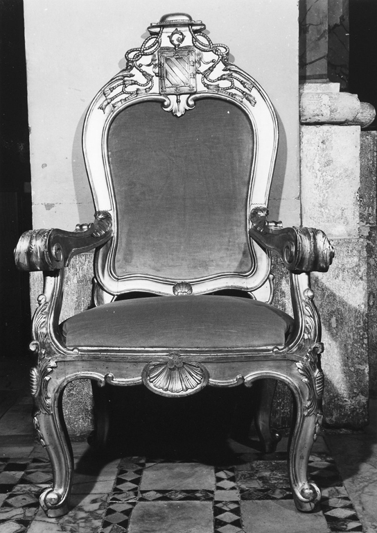 poltrona - ambito romano (sec. XVIII)