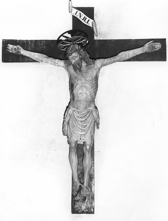 Cristo crocifisso (scultura) - ambito tedesco (secc. XV/ XVI)