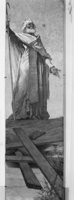 San Macario (dipinto) di Lehoux Pierre Adrien Pascal (sec. XIX)